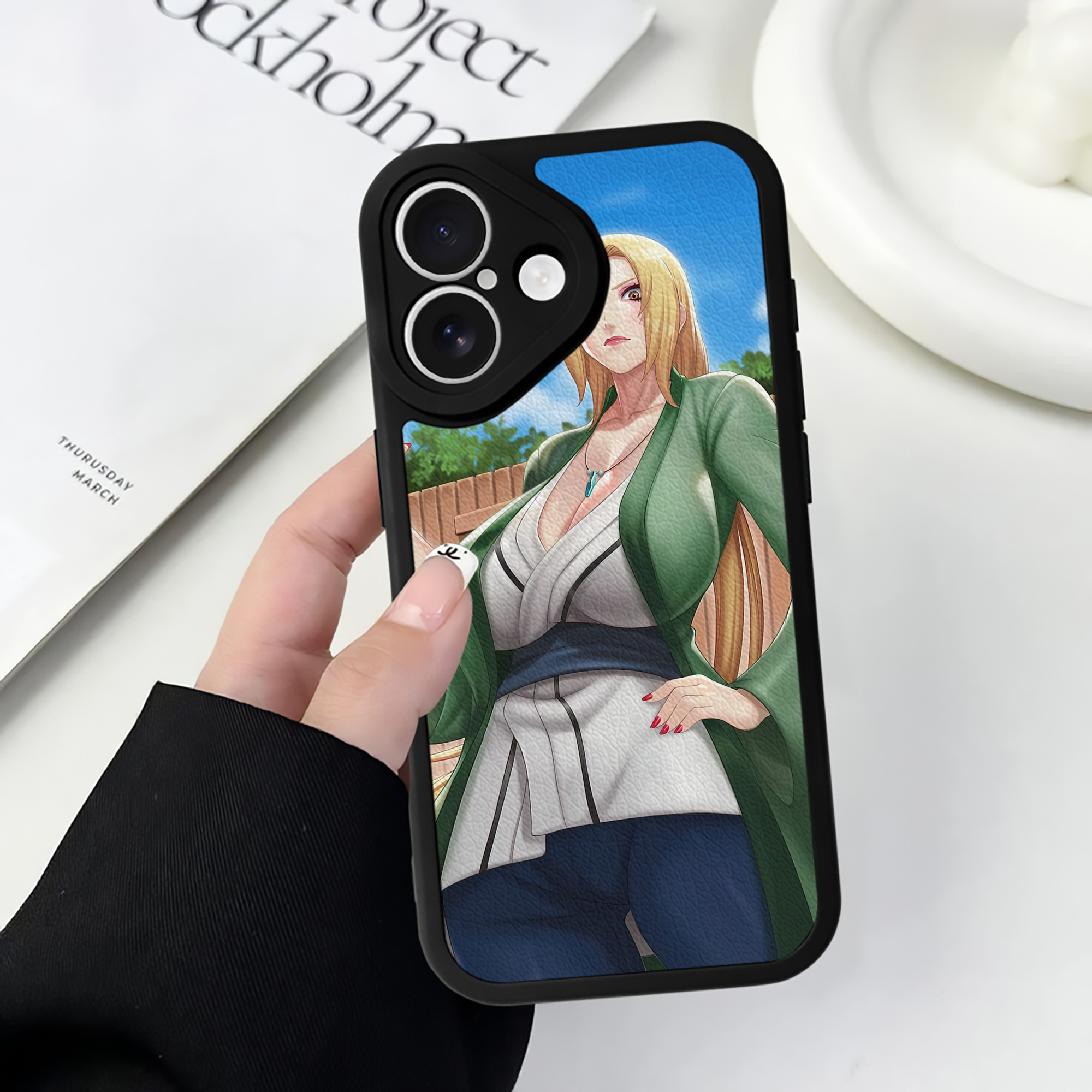 （画像用） NARUTO -ナルト- NARUTO -ナルト- 疾風伝 【iPhone 16シリーズ対応】シリコンスマホケース（レザー調） 材質：シリコン